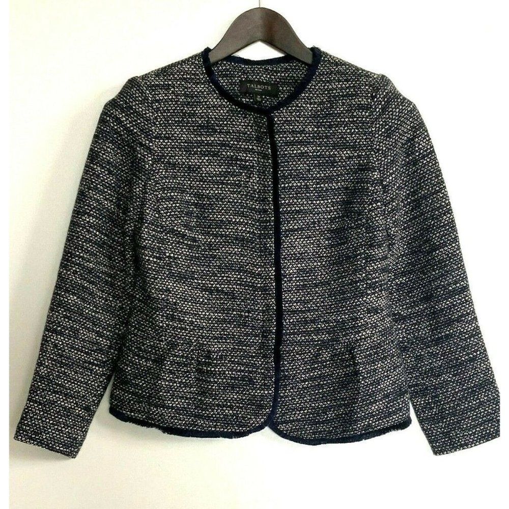 Talbots Petite Tweed Jacket Size 2P